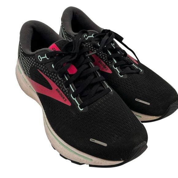 Brooks Shoes - Brooks Ghost 14 size 10 wide black and pink